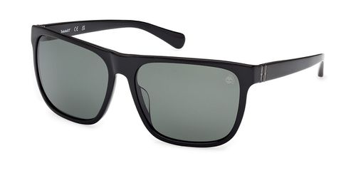 Timberland TB00054-H Polarized 01R Men's Sunglasses Black Size 65