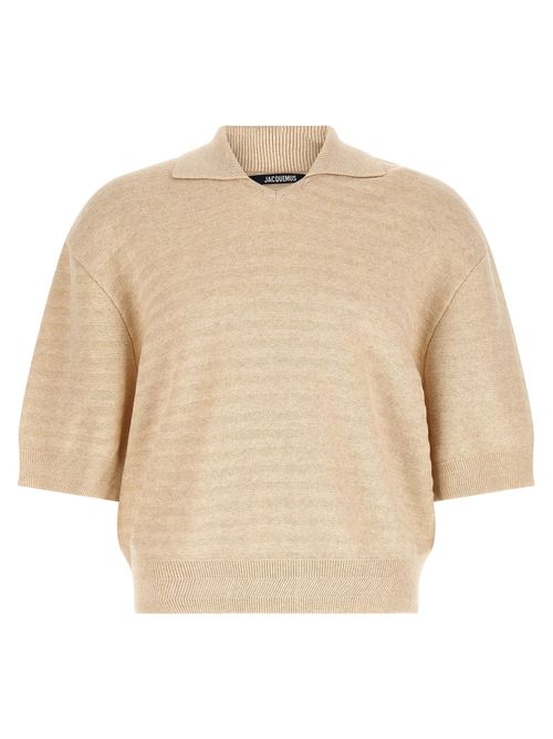 Le Polo Maille Chevron Polo Shirt