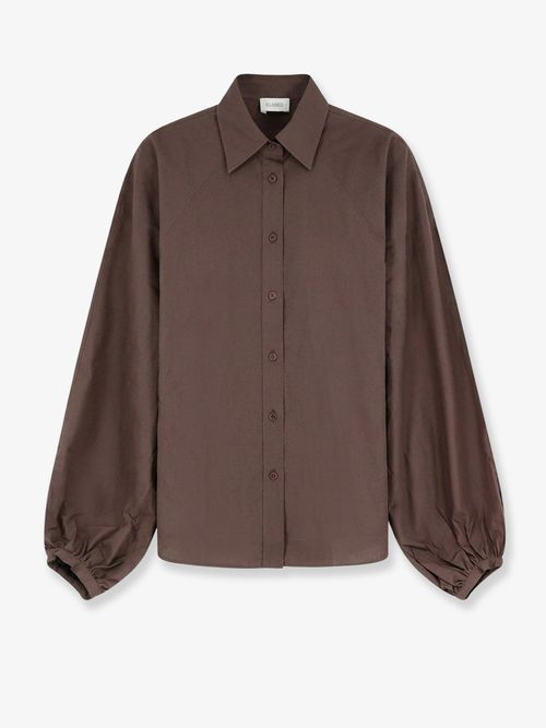 Cotton Shirt — Brown