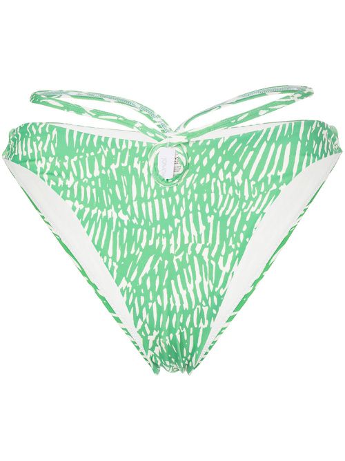 Aliana cut-out bikini bottom - Green