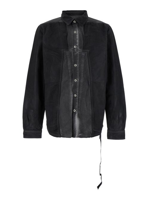 Dark Grey Solid Shirt