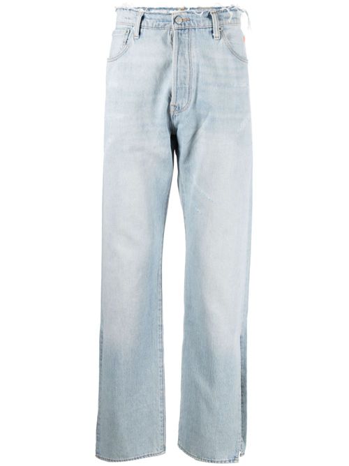 X Levi's 501 slit jeans - Blue