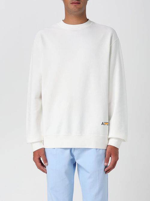Sweatshirt Men color Yellow Cream
