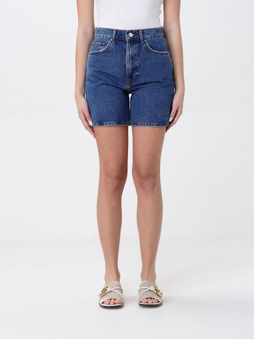 Short ANINE BING Woman color Blue