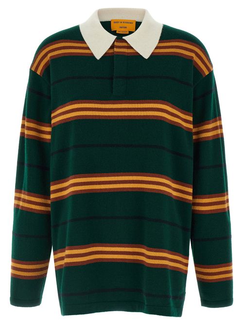 Striped Rugby Polo Shirt