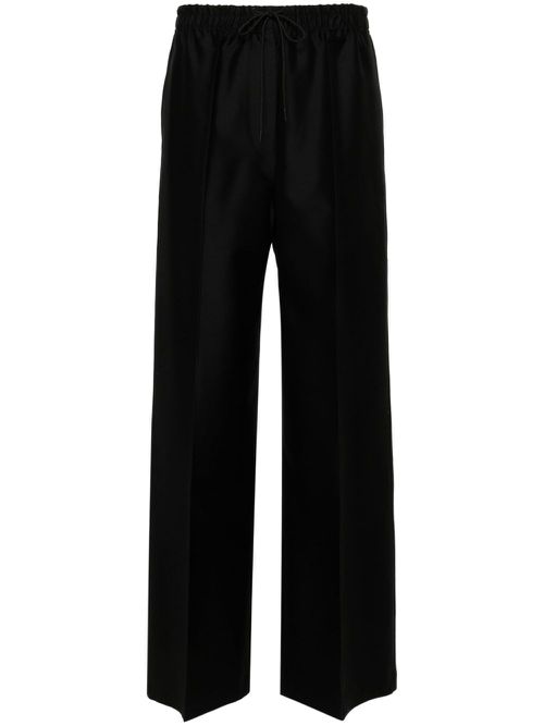 Picaia wide-leg trousers - Black