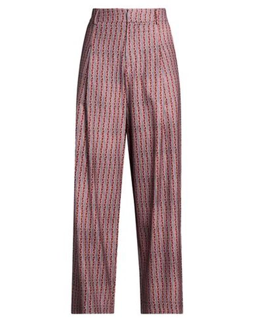 Woman Pants Brick Size L Wool