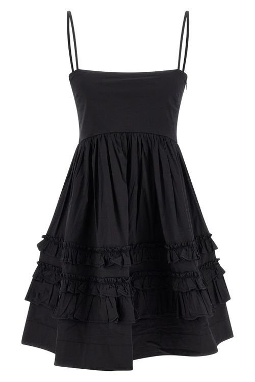 'Black Mini Frill' Dress