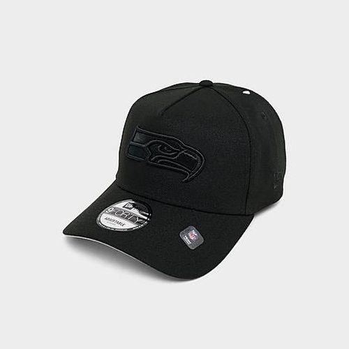 Seattle Seahawks NFL 9FORTY Tonal Snapback Hat in Black