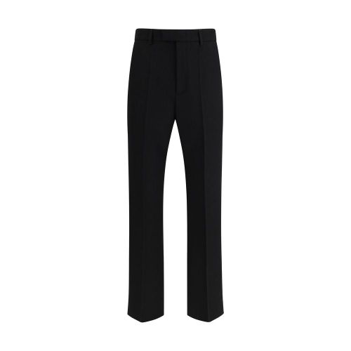 Virgin Wool Trousers — Black