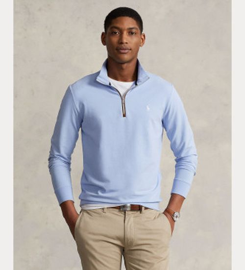 Polo Ralph Lauren for man. 710875151002 Water-repellent terry sweatshirt blue (XL), Casual, Cotton, Long sleeve