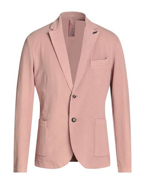 Man Blazer Antique rose Size 42 Cotton, Elastane