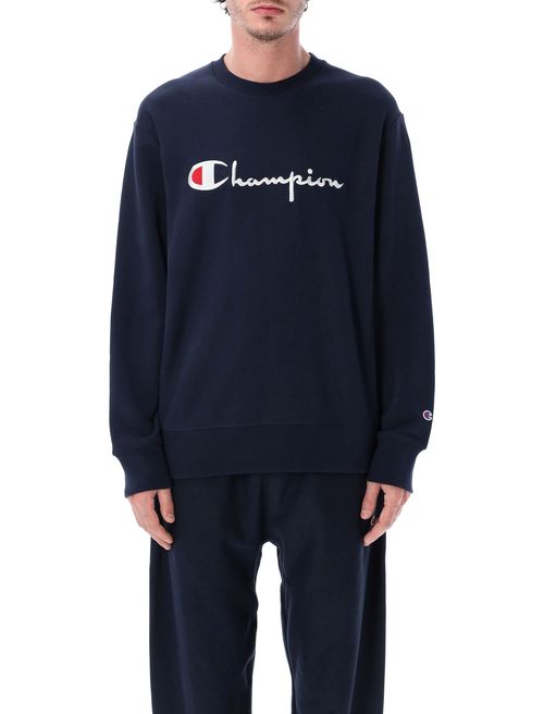 Champion Reverse Weave Champion Reverse Weave Crewneck Sweatshirt With Logo