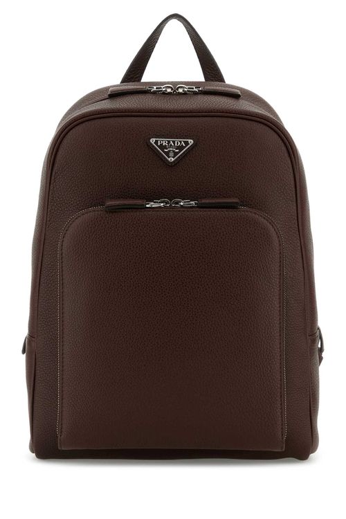 Brown Leather Backpack