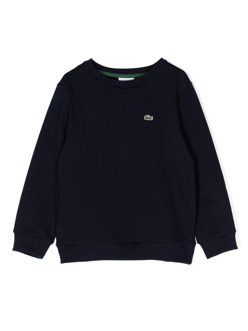 Logo-patch sweatshirt - Blue