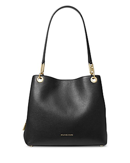 Michael Kensington Large Leather Shoulder Tote