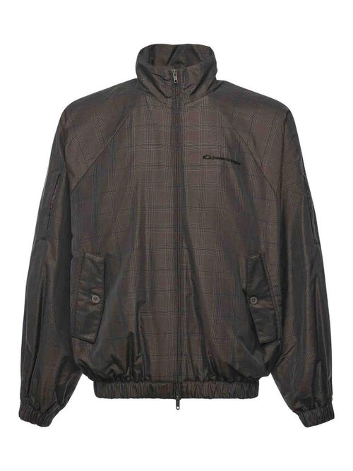 Nylon Jacket With Madras Print
