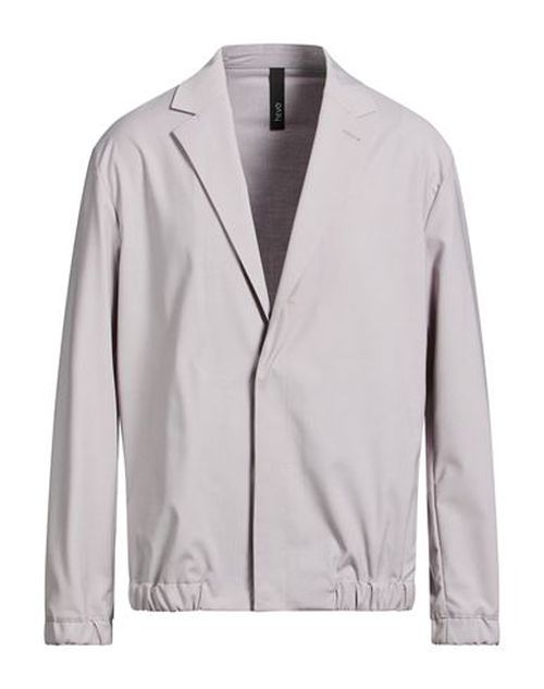 Hevò Man Jacket Light grey Size 40 Polyester, Viscose, Elastic fibres