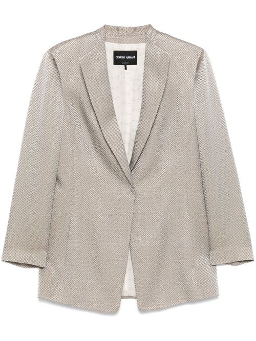 Jacquard blazer - Grey