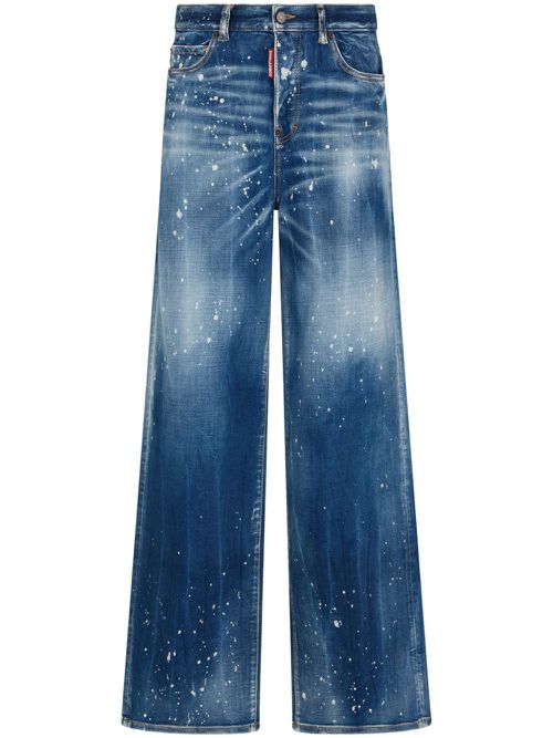San Diego wide-leg jeans - Blue