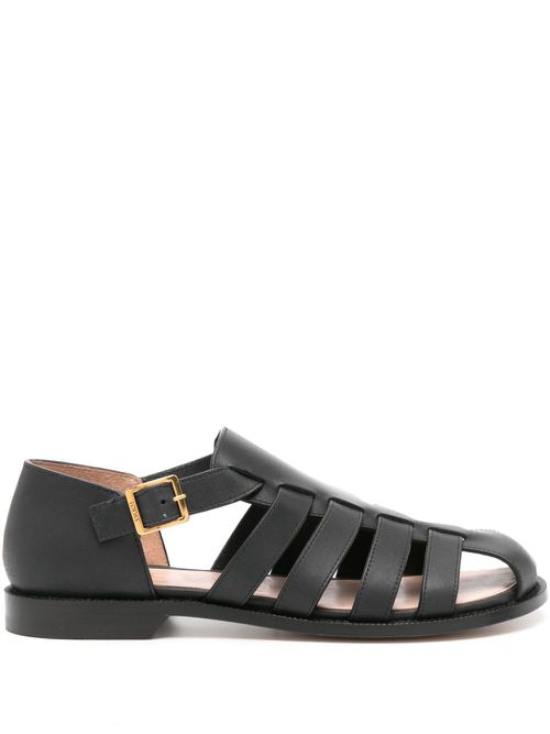 Campo leather sandals - Black