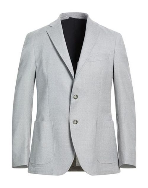 Man Blazer Light grey Size 40 Virgin Wool, Elastane