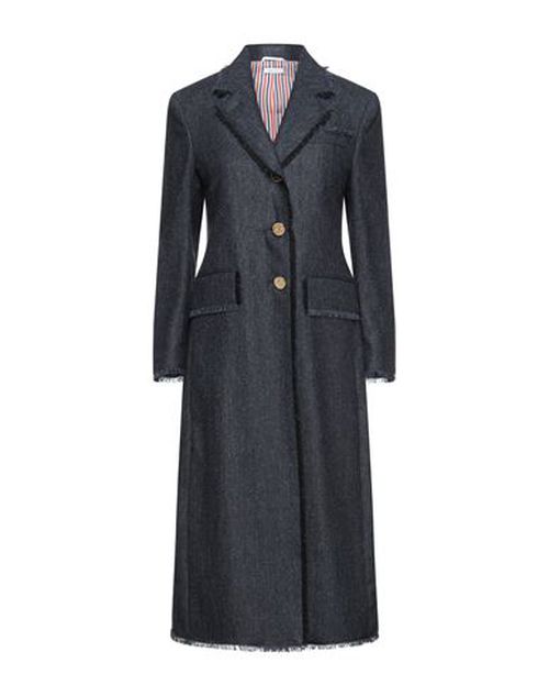 Woman Coat Midnight blue Size 2 Wool