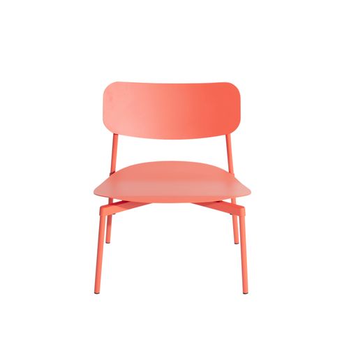 Petite Friture - Niedrig stapelbarer Sessel Fromme - Orange - Aluminium - Designer Tom Chung