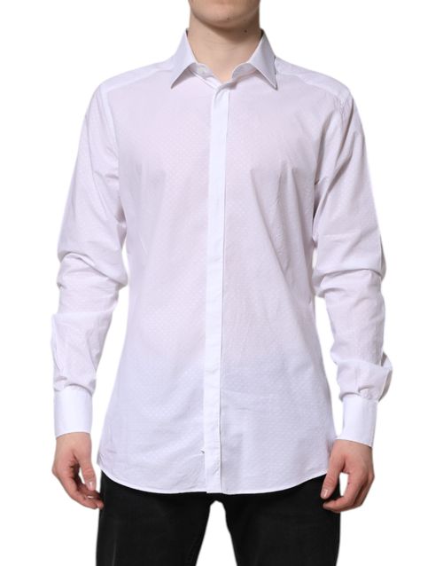Cotton Dress Shirt Shirt — White