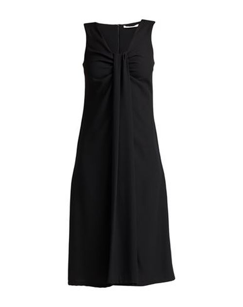 Woman Midi dress Black Size 4 Viscose