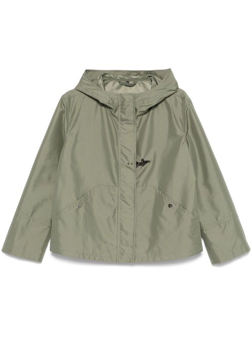 Short Parka Coat — Sage