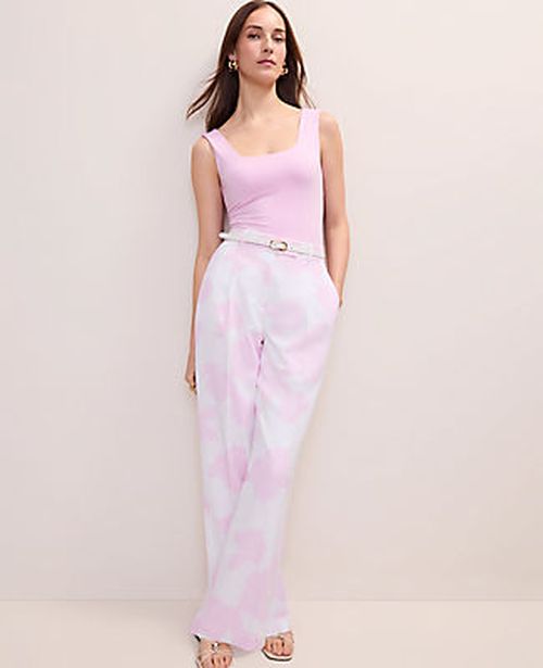 Ann Taylor The Pleated Floral Pant