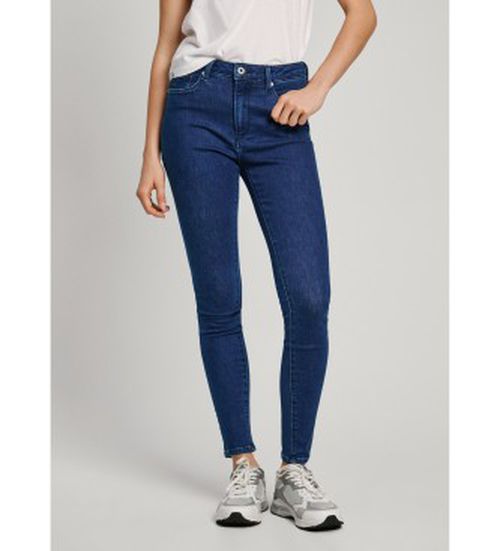 Pepe Jeans for woman. PL204738DU3 Jeans Super Skinny Hw blue (29/30), Casual, Cotton, Denim, Sustainable