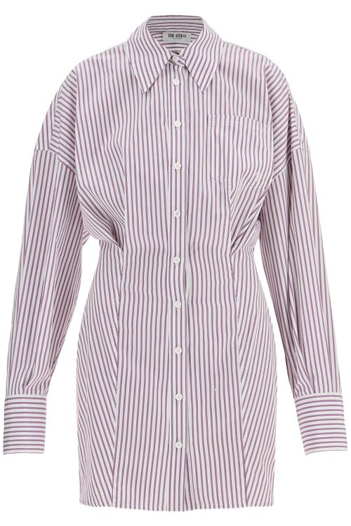 Mini Dress Striped Cotton