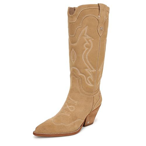 Sam Edelman Women's James Western Boot Black Leather