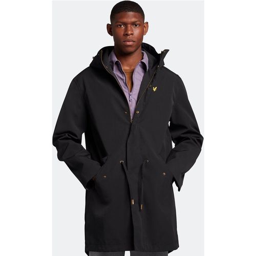 Lyle & Scott Mens Bonded Parka Jacket in Black - Size Large