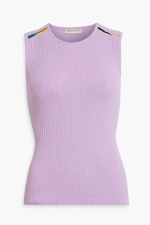 Ribbed cotton tank