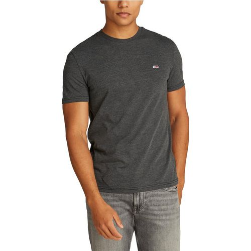 Short Sleeve Crew Neck Tee  - Black Shirts