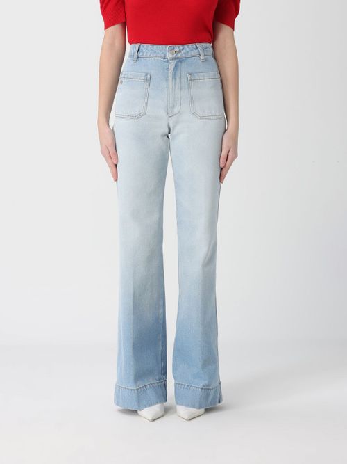 Jeans Woman color Denim
