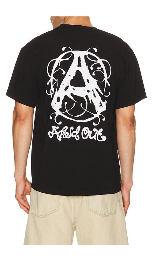 Afield Out Axis T-Shirt in Black. S. Also in M, L, XL/1X