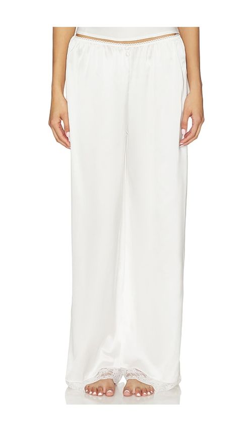 KAT THE LABEL Cindy Pants in Ivory. - L also in M, S