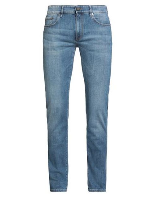 Man Jeans Blue Size 30 Cotton, Elastomultiester, Elastane