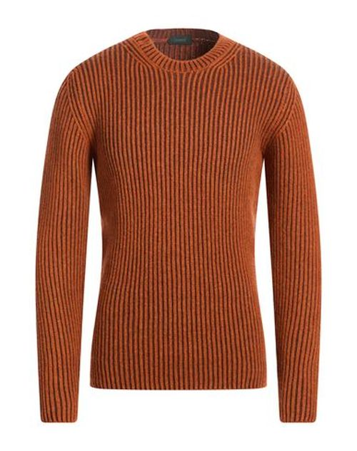Man Sweater Orange Size 44 Virgin Wool