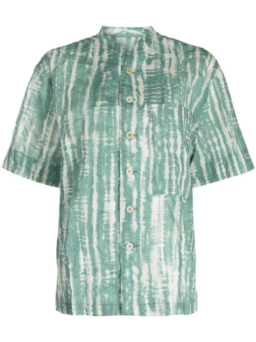 Docker tie-dye shirt - Green