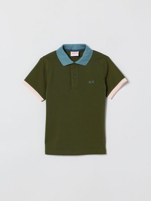Polo Shirt Kids color Green