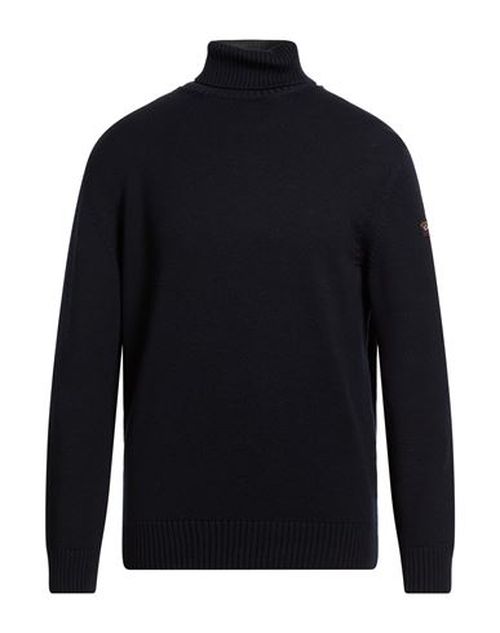 Man Turtleneck Midnight blue Size L Virgin Wool