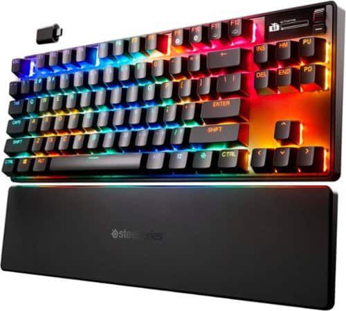 Apex Pro TKL Gen 3 Wireless HyperMagnetic Gaming Keyboard – With Rapid Tap, Rapid Trigger, Adjustable Actuation - Black