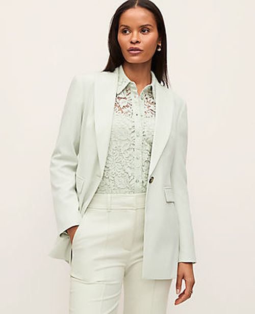 Ann Taylor The Fitted Long Blazer