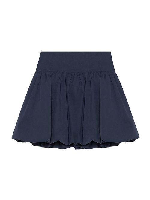 Women's Pippa Cotton-Blend Miniskirt - Midnight