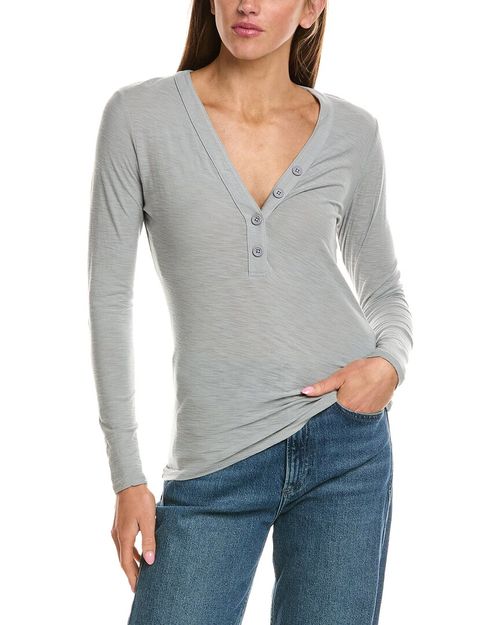 Jersey Henley Top